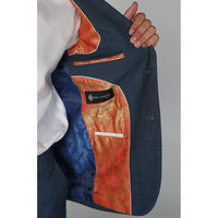 Blazer xadrez azul masculino Viceroy
