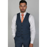 Colete masculino xadrez azul Viceroy