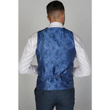 Colete masculino xadrez azul Viceroy