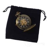 Relógio de Bolso Mecânico Automático Vintage - Dourado