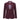 Blazer feminino de lã tweed com cotoveleiras, estilo vintage clássico dos anos 1920, na cor bordô.